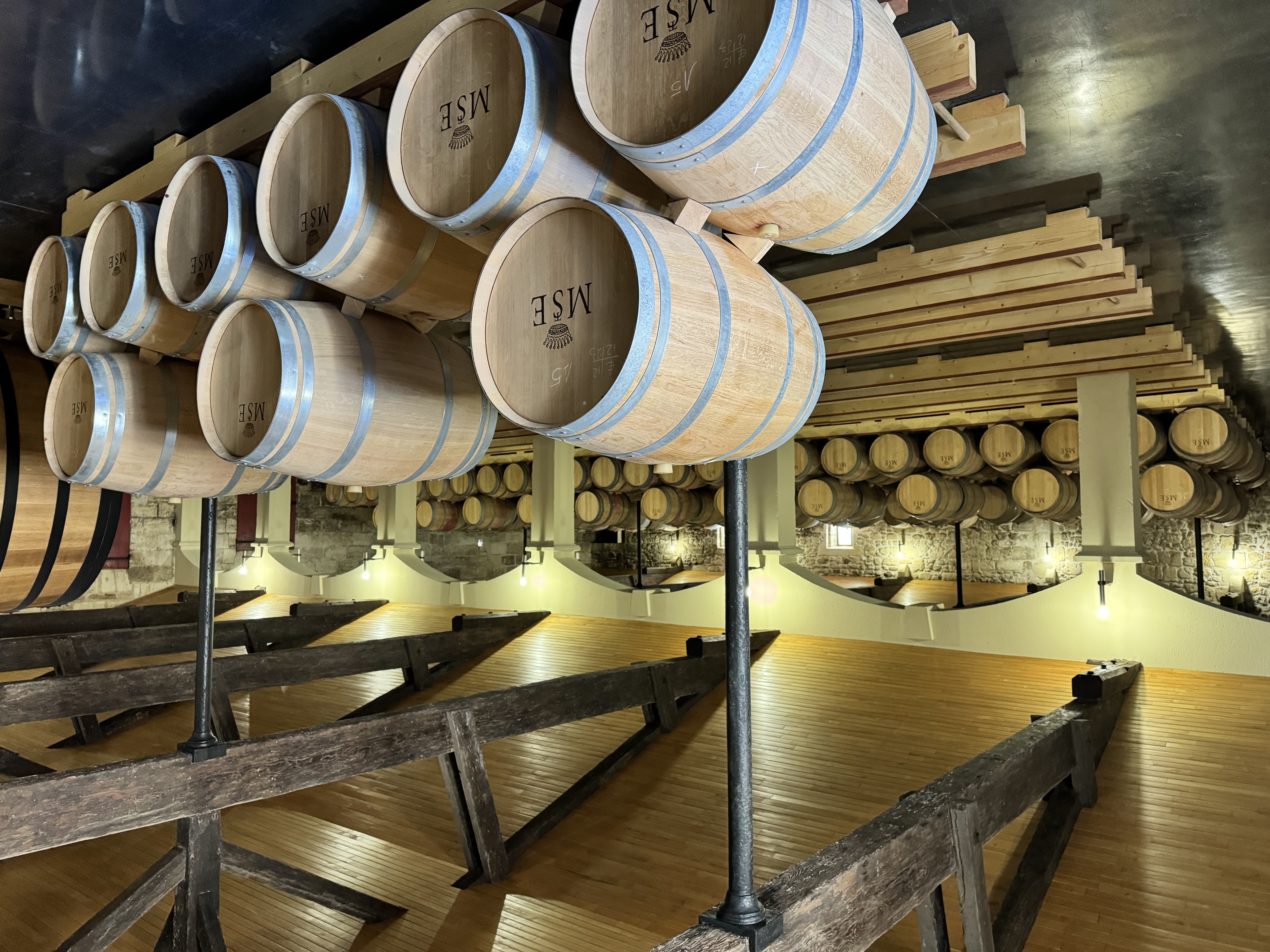 a barrel room