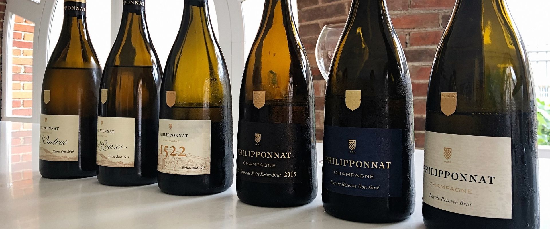 A lineup of Philipponnat champagnes