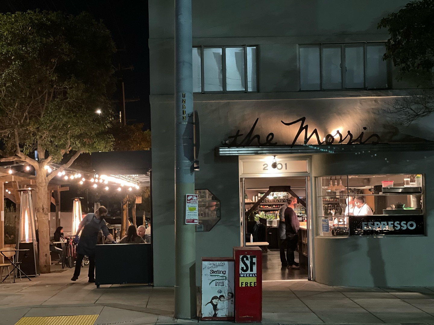 The exterior of The Morris in San Francisco