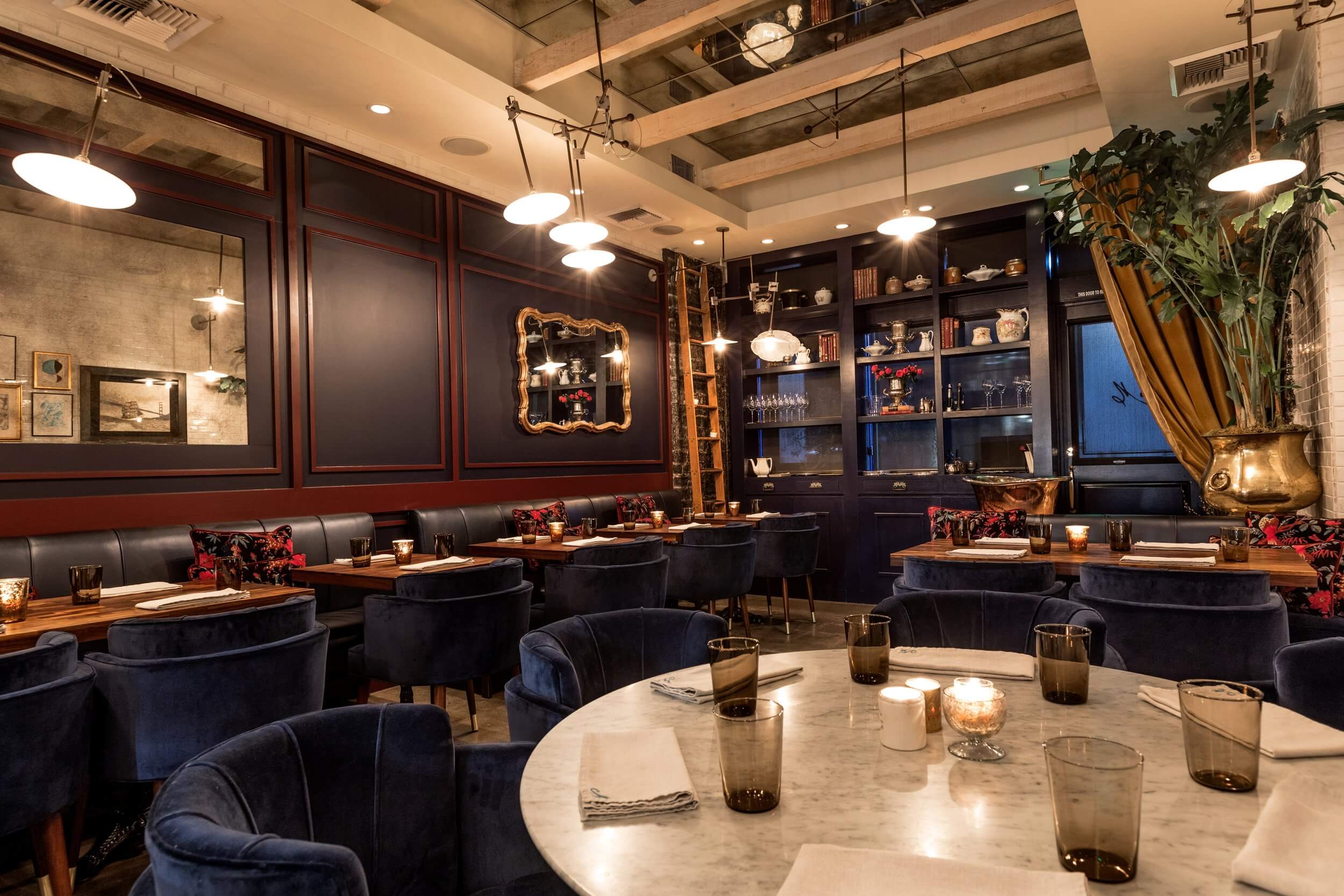 Maude's stylish dining room