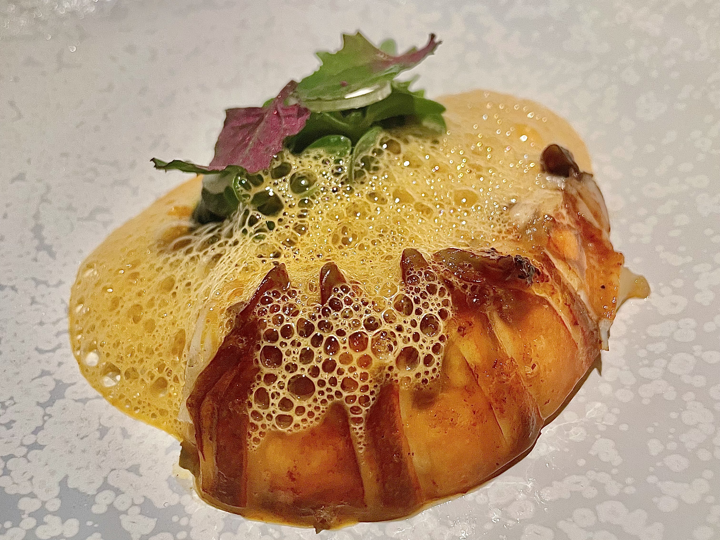 Red Lobster with Chilhuacle Chili and Orange Gastrique