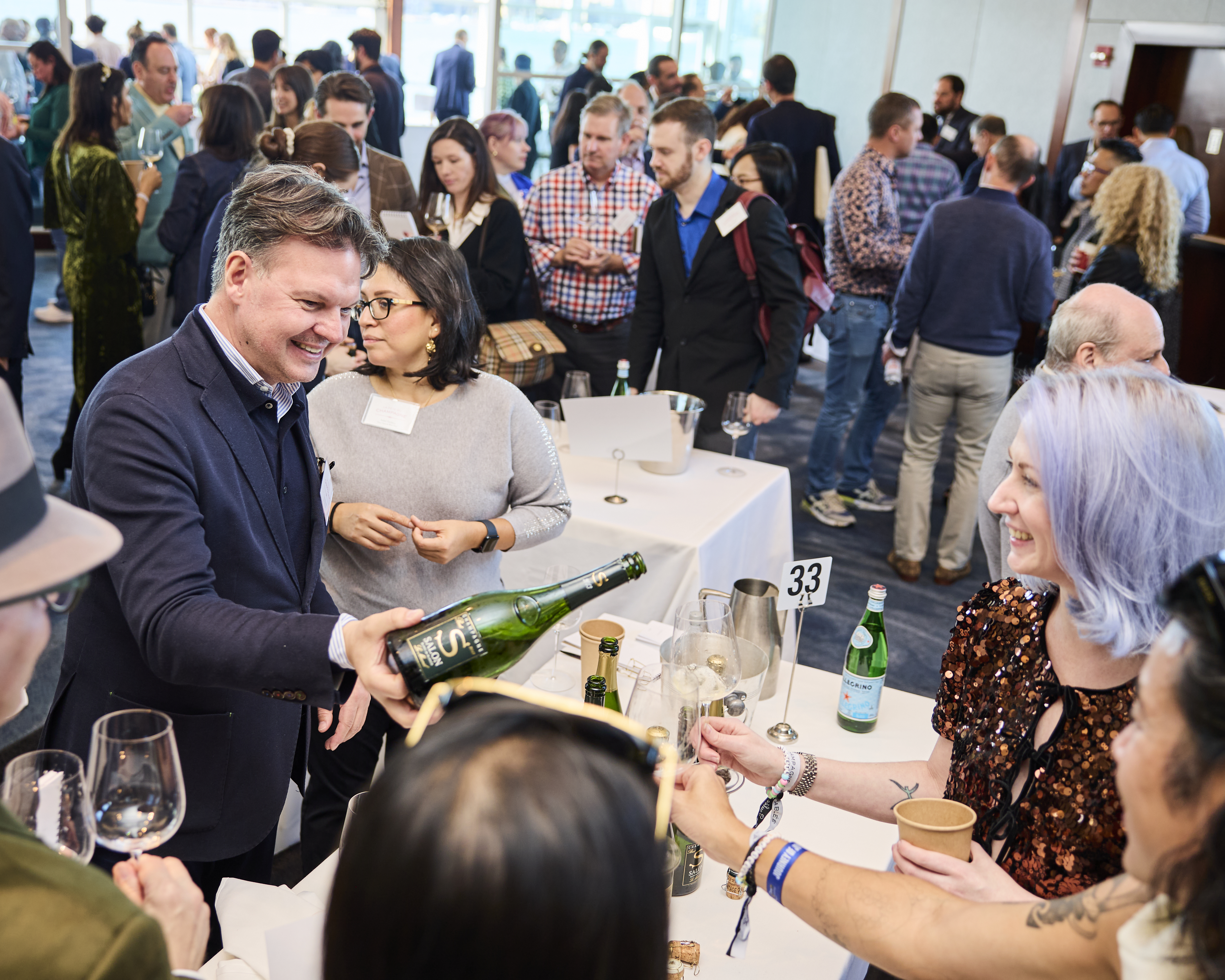 Pours of Salon at La Fête 2024. Photo Courtesy of @jamescfrench