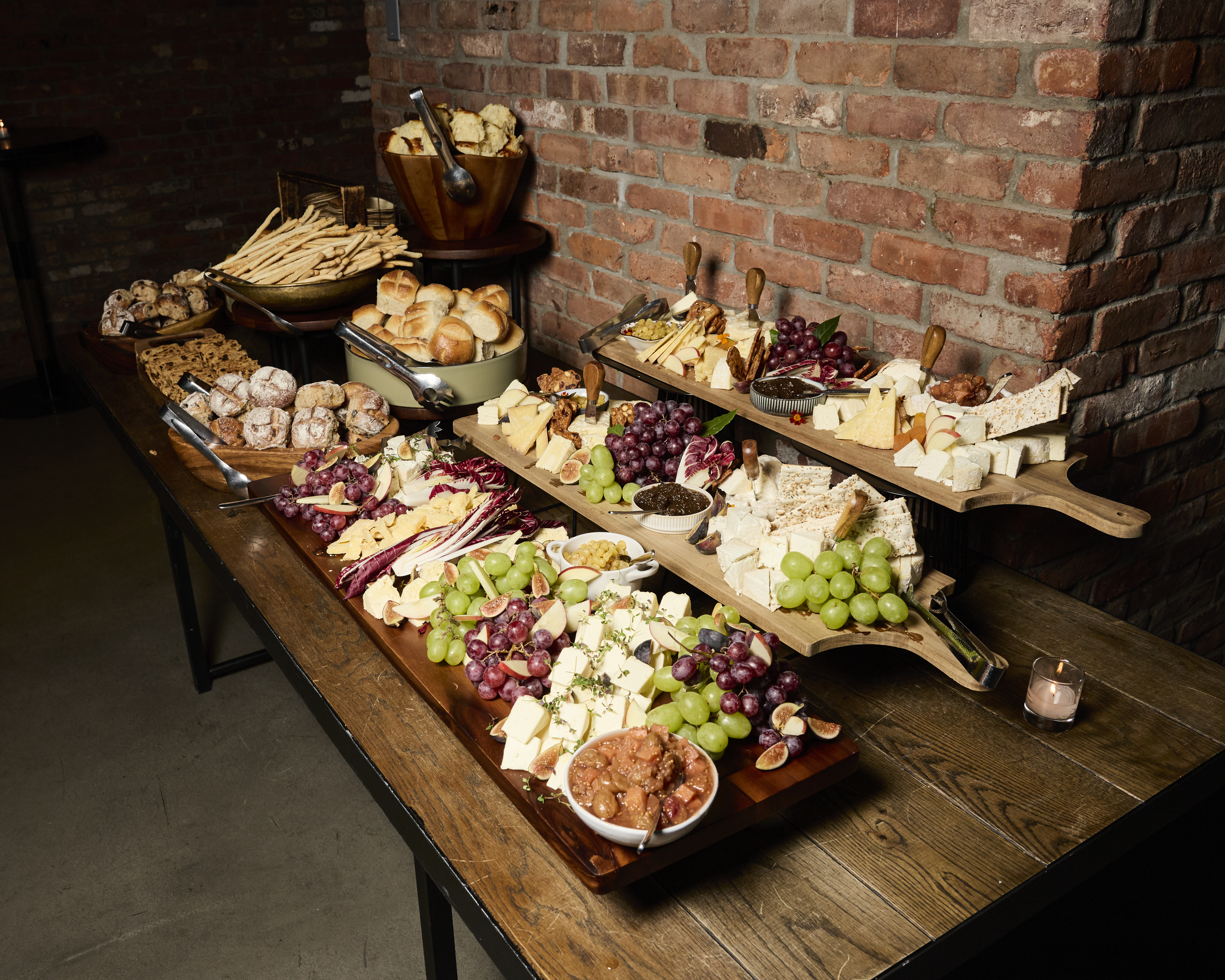 The bread and cheese spread at Apero of La Fete 2024. Photo courtesy of @jamescfrench