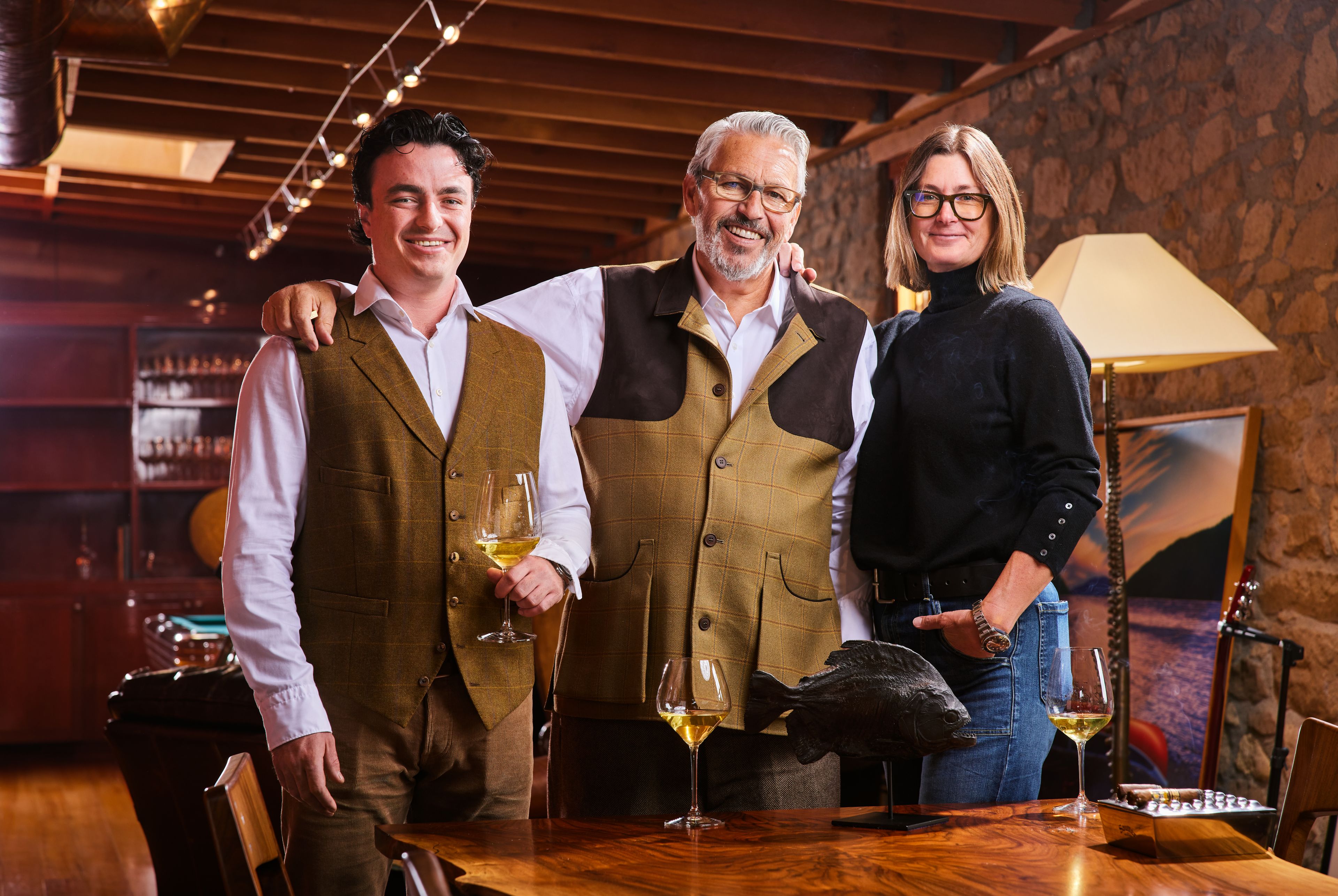 Cameron (Left), Jayson (Center) and Helen Woodbridge (Right)