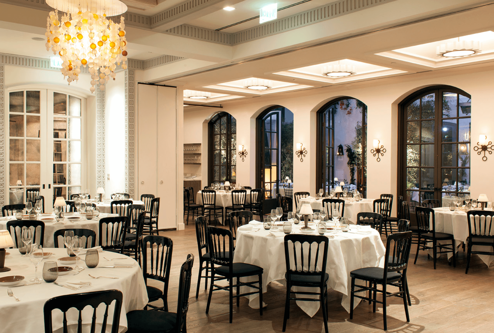 Spago Beverly Hills' timeless, french inspired dining room