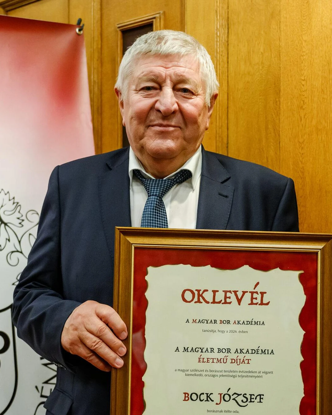 Portrait of József Bock