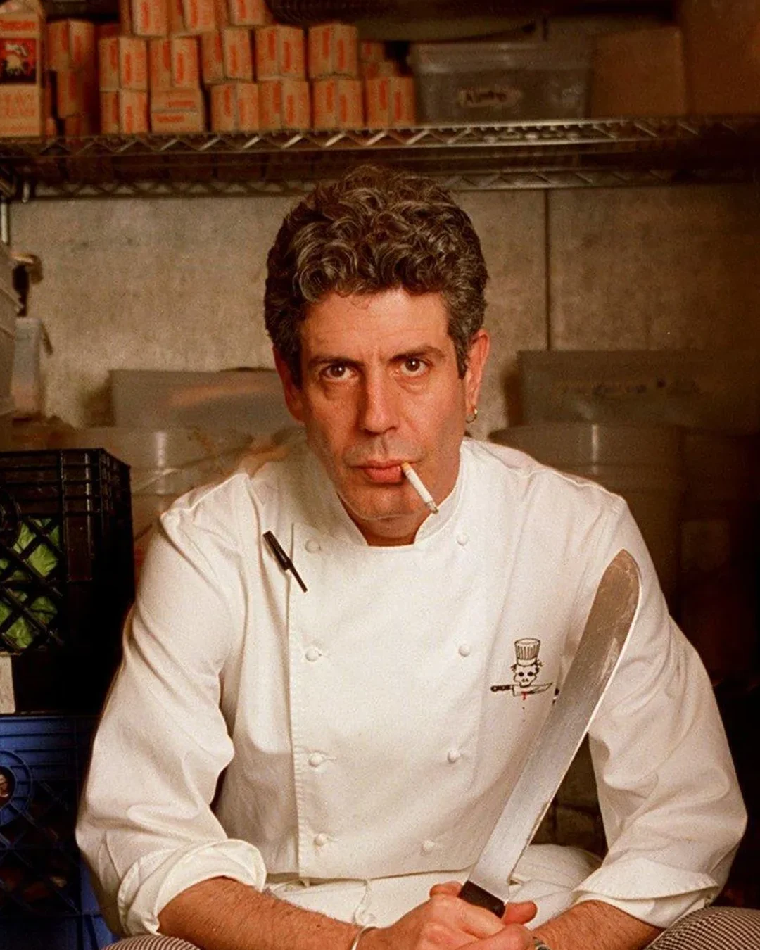 Portrait of Anthony Bourdain