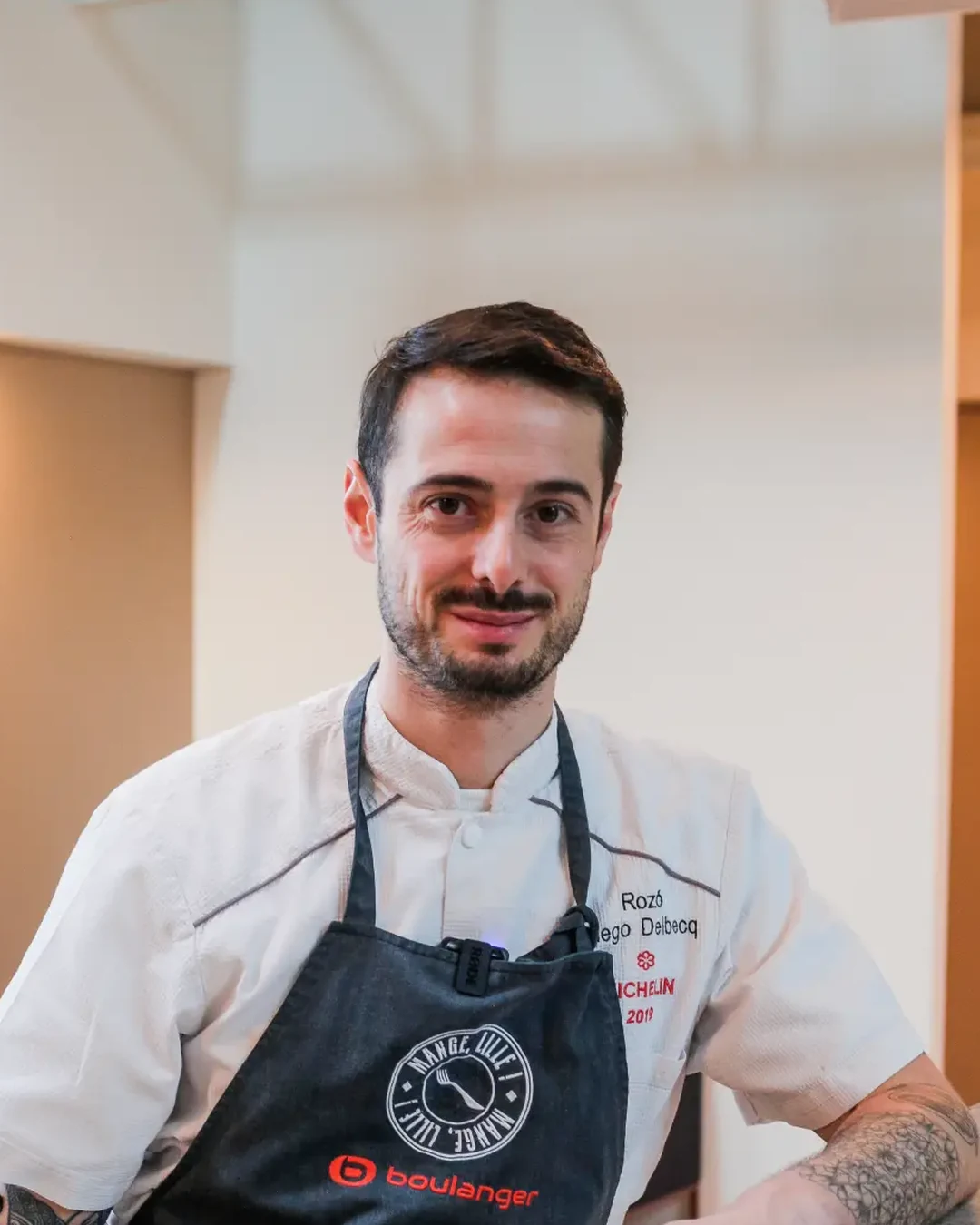 Portrait of Diego Delbecq