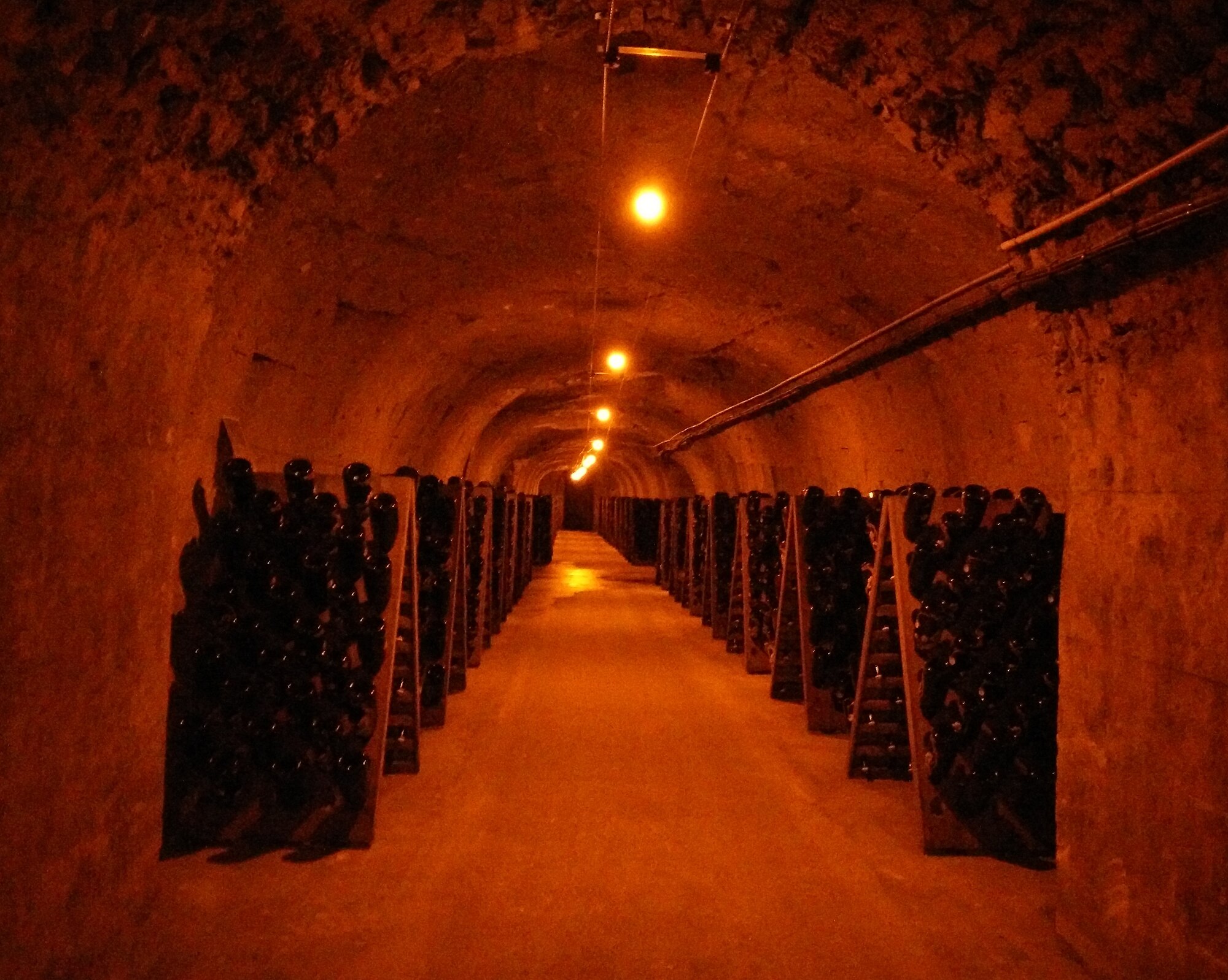 The Perrier-Jouët Champagne vault