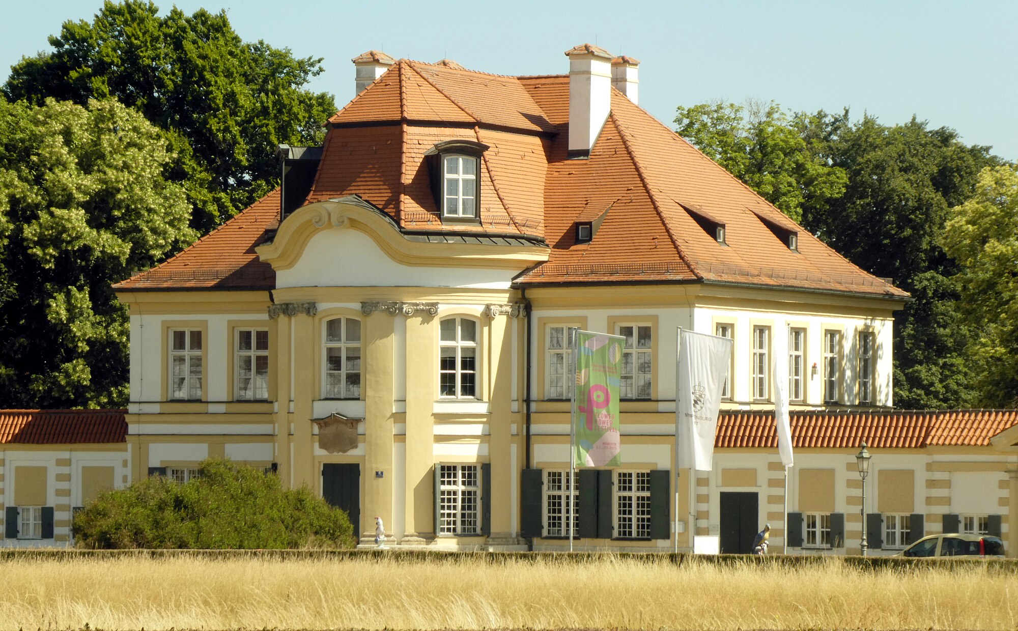 The Porzellan Manufaktur Nymphenburg building in Munich