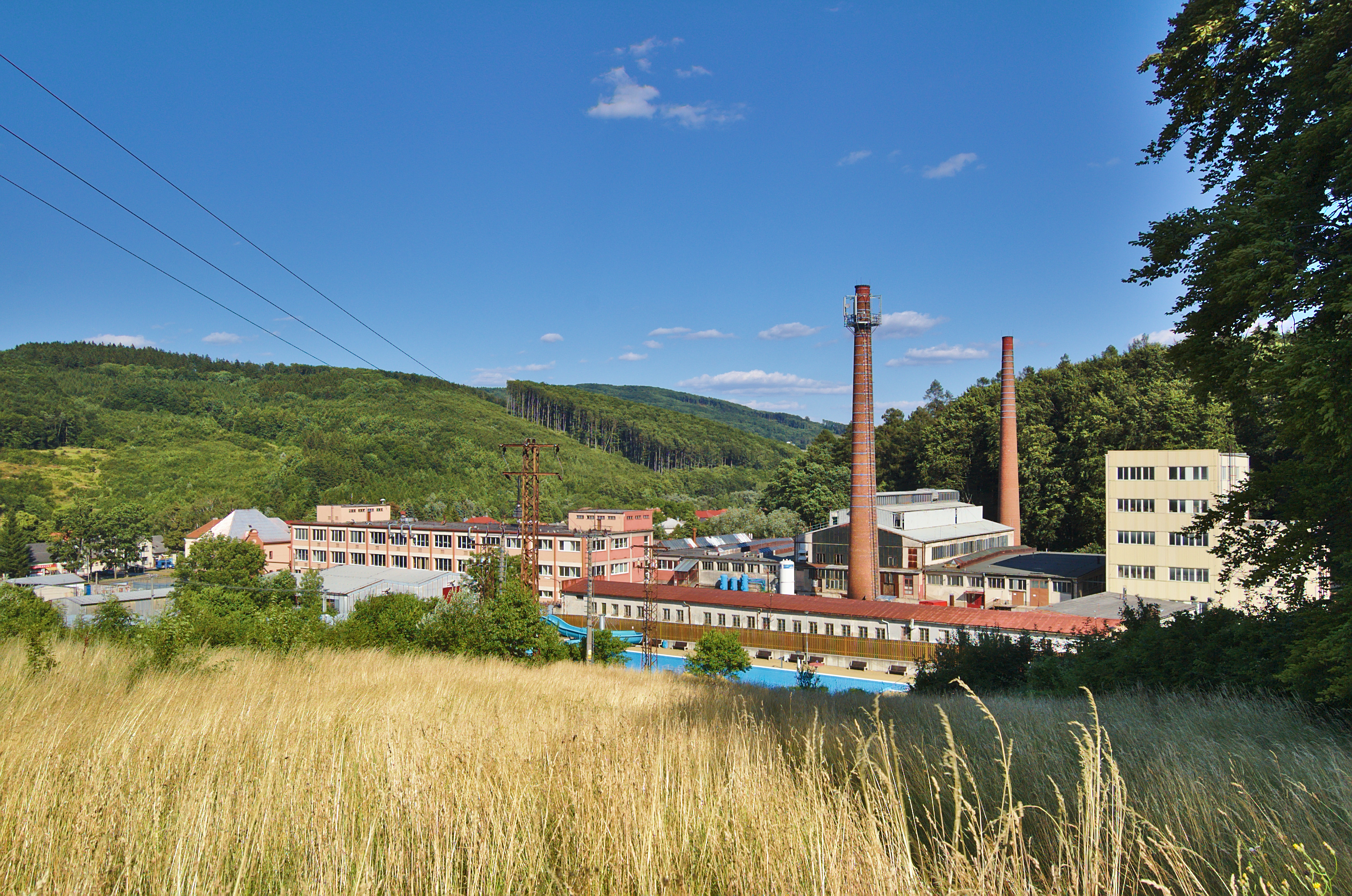 The Květná 1794 glassworks in Strání, Czech Republic