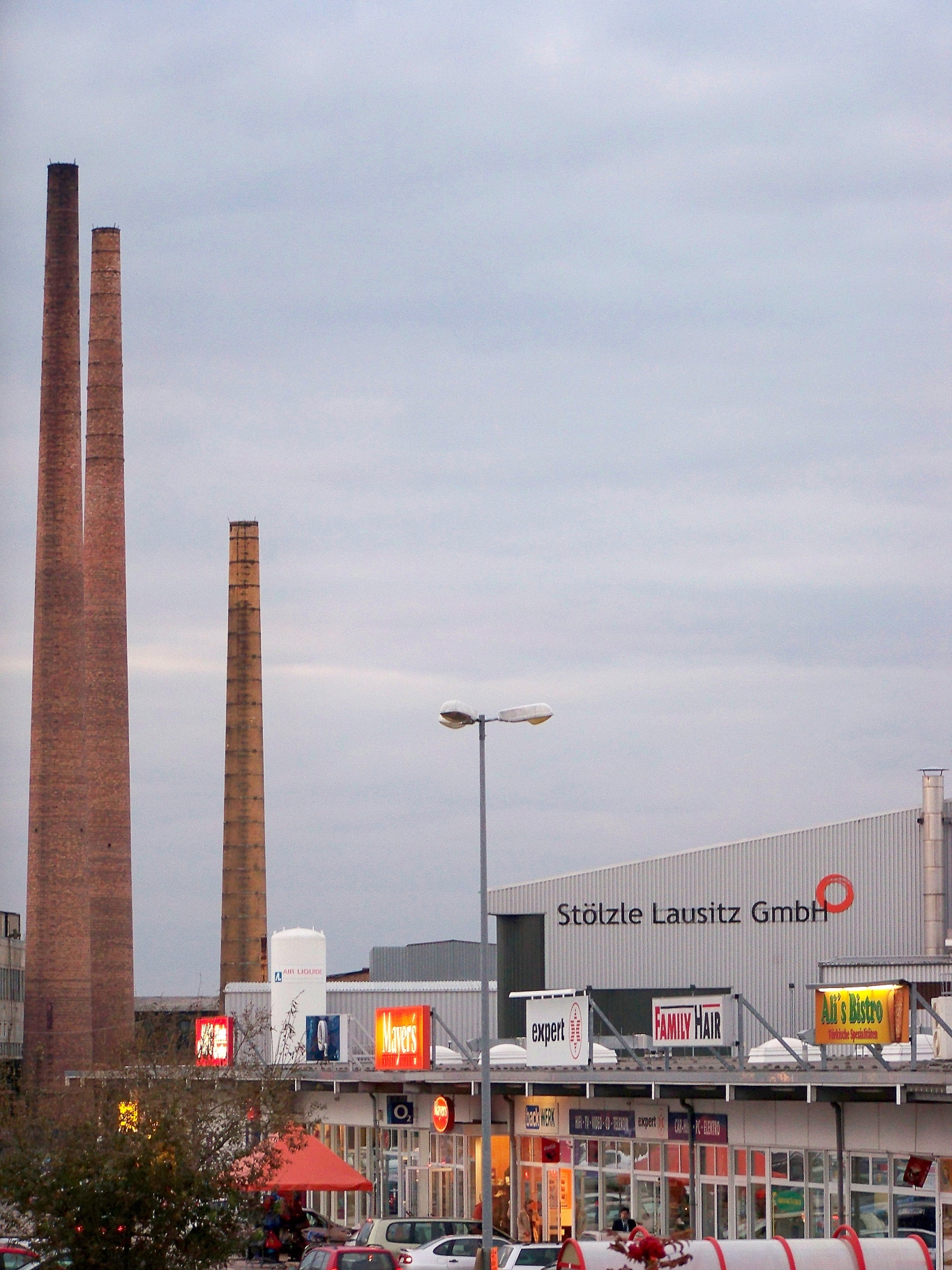 The Stölzle Lausitz glassworks in Weißwasser, Germany
